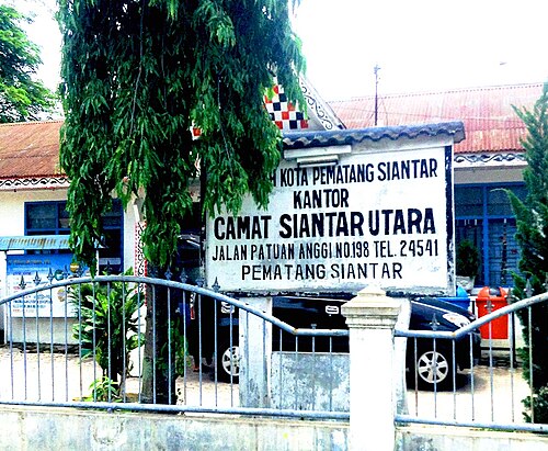 Kecamatan Siantar Utara, Kota Pematang Siantar