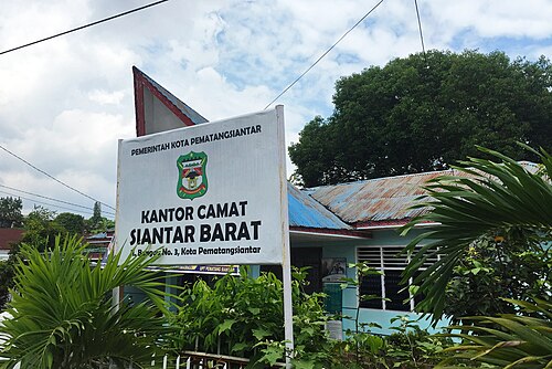 Kecamatan Siantar Barat, Kota Pematang Siantar