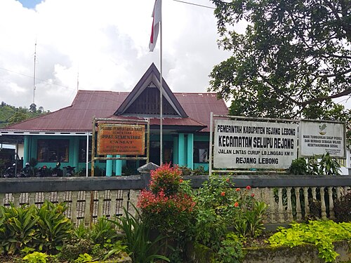 Kecamatan Selupu Rejang, Kabupaten Rejang Lebong